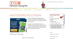 Desktop Screenshot of electriciantraininghub.com